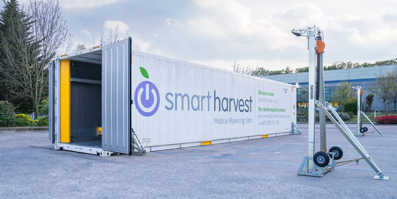 Mobile Ripening Unit isolated