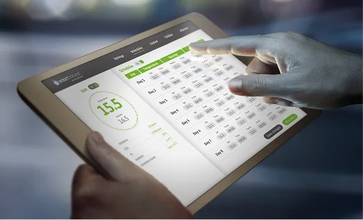 MRU user interface on laptop
