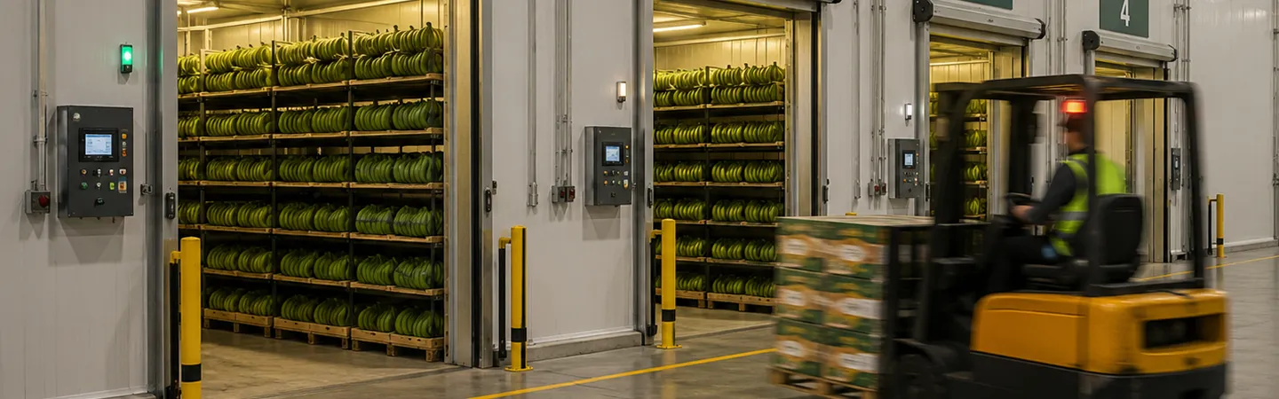 Legacy ripening rooms are more expensive to operate