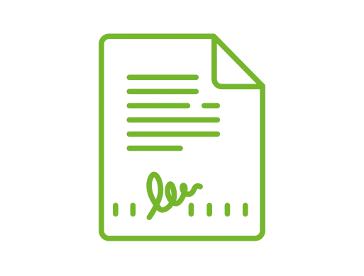 Contract icon